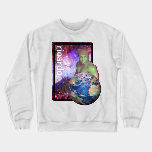 Ricardo Milos Interstellar Abstract Crewneck Sweatshirt by giovanniiiii